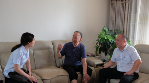 集團公司走訪慰問部隊轉業老干部！